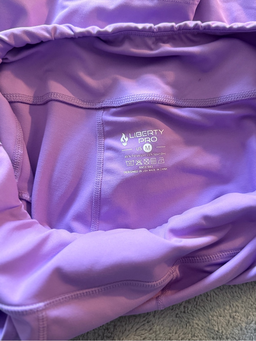 Bundle Liberty Pro Women's Purple and Magenta Bike Shorts - Medium - Picture 2 of 12